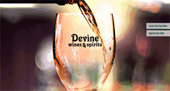 Desktop Screenshot of devinewinesandspirits.com